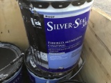 (13) BUCKETS OF TIN ROOF PAINT