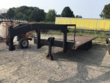 20FT GOOSENECK FLATBED TRAILER (NO TITLE)