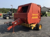 688 NEW HOLLAND ROUND BALER W/ TIE BOX