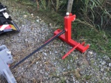 RED 3PT. HITCH HAY SPEAR W/BALL ATTACHMENT