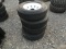 (4) NEW 225/75/15 TRAILER TIRES AND RIMS