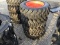 (4) NEW 10-16.5 BOBCAT SKID STEER TIRES AND RIMS