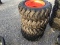(4) NEW 10-16.5 BOBCAT SKID STEER TIRES AND RIMS