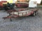 16FT BUMPERHITCH FLATBED TRAILER (NO TITLE)