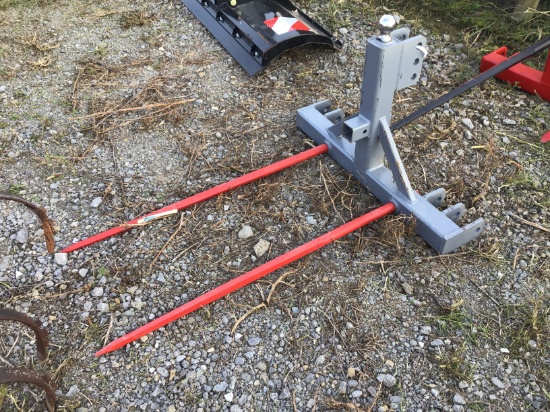 NEW 3PT HD DOUBLE BALE SPEAR