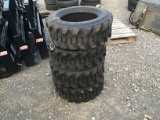 (4) NEW 10-16.5 SKID STEER TIRES