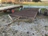 16FT BUMPERHITCH FLATBED TRAILER (NO TITLE)