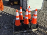 (25) NEW SAFETY CONES