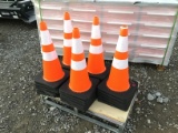 (25) NEW SAFETY CONES