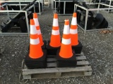 (25) NEW SAFETY CONES