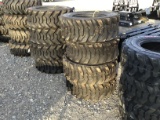 (4) NEW 12-16.5 SKID STEER TIRES