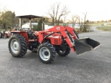 471 MASSEY FERGUSON TRACTOR W/ LOADER (770 HOURS)