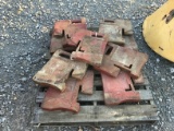 (9) IH WEIGHTS (NOT STAMPED) (ALL FOR ONE PRICE)