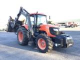 M108S KUBOTA TRACTOR W/ CAB AND BOOM MOWER