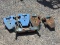 (9) FORD WEIGHTS AND THE BRACKET - ALL ONE PRICE