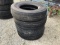(4) DAYTON 11R22.5 SEMI TIRES - ALL ONE PRICE