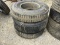 (3) DUNLOP 9.00R20 SEMI TIRES AND RIMS - ALL ONE PRICE