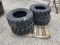 (4) NEW 12-16.5 SKID STEER TIRES - ALL ONE PRICE