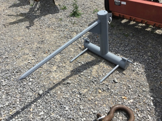 GREY 3PT HAY SPEAR