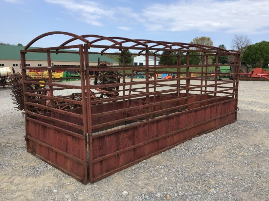 16FT LONG SLIDE-IN LIVESTOCK RACKS FOR FLATBED TRAILER