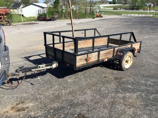 4X8 BUMPERHITCH TRAILER - NO TITLE