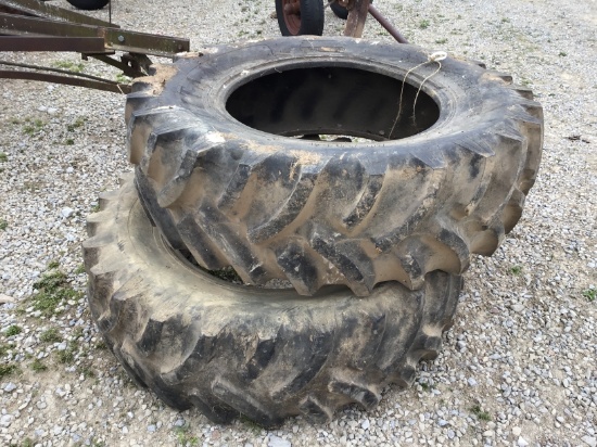 (2) 16.9-30 TITAN TRACTOR TIRES - BOTH ONE PRICE