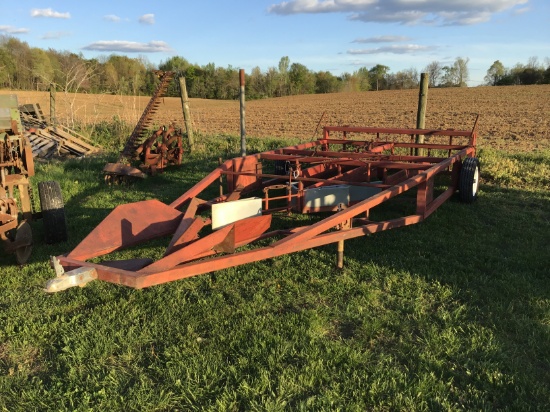 PULL TYPE SQUARE BALE ACCUMULATOR