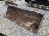 BUSHOG BRAND BUCKET OFF A 2446 BUSHOG LOADER