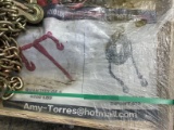 (10) 20FT G70 3/8'' CHAINS AND (5) RATCHET BINDERS - ALL ONE PRICE