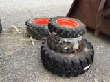 (4) NEW KUBOTA TIRES AND WHEELS - ALL ONE PRICE