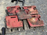 (9) IH WEIGHTS - ALL ONE PRICE