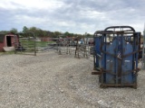 PREFEIRT CATTLE SQUEEZE CHUTE WITH 24FT ALLEY WAY AND SWEEP TUB SYSTEM