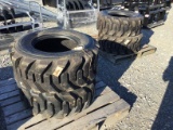 (4) NEW 14-17.5 EARTHFORCE HEAVY DUTY SKID STEER TIRES - ALL ONE PRICE