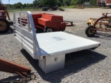 8FT ALUMA FLATBED - CAME OFF 2008 F-350 FORD