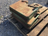 (6) JOHN DEERE WEIGHTS - ALL ONE PRICE