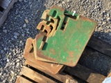 (5) JOHN DEERE WEIGHTS - ALL ONE PRICE