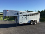 16' SOONER ALUM TRAILER (GOOSENECK) W/ TITLE