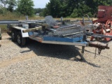 BUMPER HITCH 16' TRAILER - FENCING NOT INCLUDED - NO TITLE