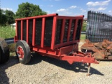 RED DUMP TRAILER