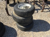 (4)  P195/75/R14  TIRES & WHEELS