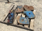 PALLET WITH 5 WEIGHTS - ALL ONE PRICE