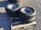 (4) NEW 225/75/R15 TRAILER TIRES AND WHEELS - ALL ONE PRICE
