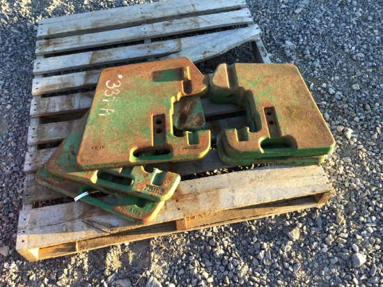 (5) JOHN DEERE FRONT WEIGHTS - ALL ONE PRICE