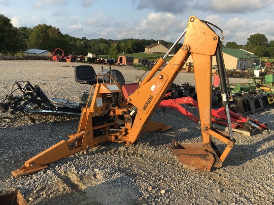 1050 WOODS 3PT BACKHOE W/ PTO PUMP - NICE BACKHOE