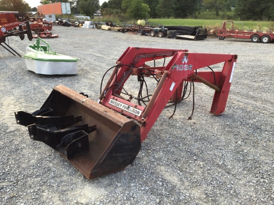 1036 MASSEY FERGUSON LOADER W/ BUCKET AND BRACKET