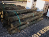 (28) 6'' X 8FT TREATED FENCE POST - ALL ONE PRICE