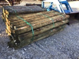 (28) 6'' X 8FT TREATED FENCE POST - ALL ONE PRICE