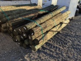 (28) 6'' X 8FT TREATED FENCE POST - ALL ONE PRICE