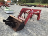 1036 MASSEY FERGUSON LOADER W/ BUCKET AND BRACKET