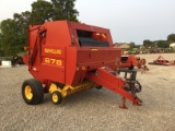 678 NEW HOLLAND ROUND BALER W/ NET